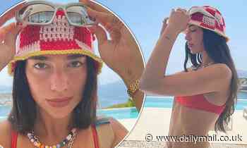 Dua Lipa Shows Off Her Stunning Figure In A Tiny Red Bikini On Holiday