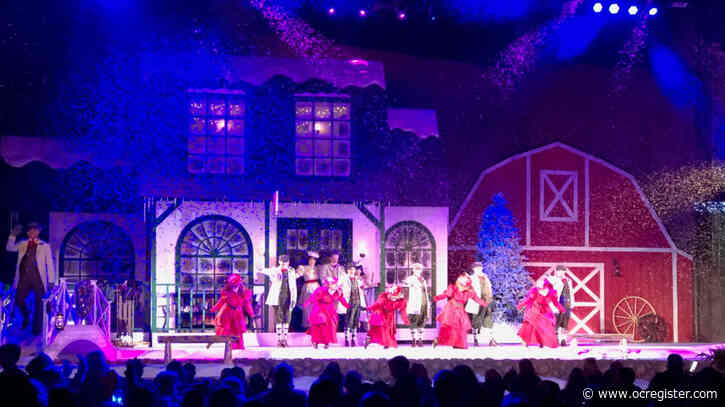 Review: Knott’s Merry Farm’s ‘Home for the Holidays’ musical show brings winter wonderland postcard to life