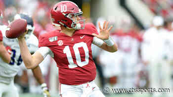 Alabama quarterback Mac Jones looks solid in his first start since Tua Tagovailoa's season-ending injury