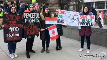 Hundreds rally in Toronto to call for Canada to denounce violence in Iraq
