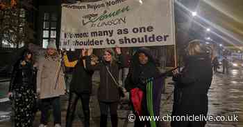 Women take to Newcastle streets to march against sexual harassment