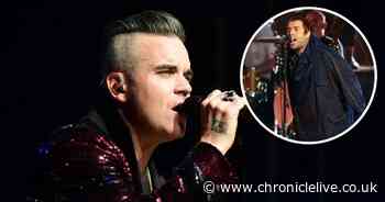 Robbie Williams asks Liam Gallagher for a boxing match and thinks he'd beat him