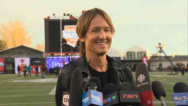 'I'll be raring to go tomorrow': Urban promises energetic Grey Cup half-time show