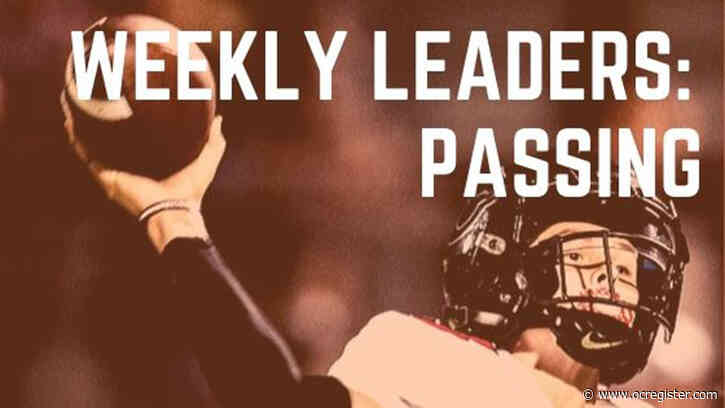 Orange County football passing leaders: Week 3 playoffs