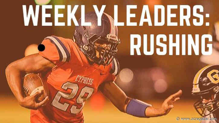 Orange County football rushing leaders: Week 3 playoffs