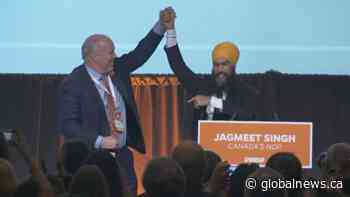 NDP leader Jagmeet Singh and B.C. premier take centre stage at party convention