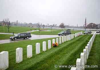 Main entrance to the National Cemetery of the Alleghenies to reopen Tuesday