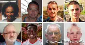 The 26 people currently reported missing across Wales