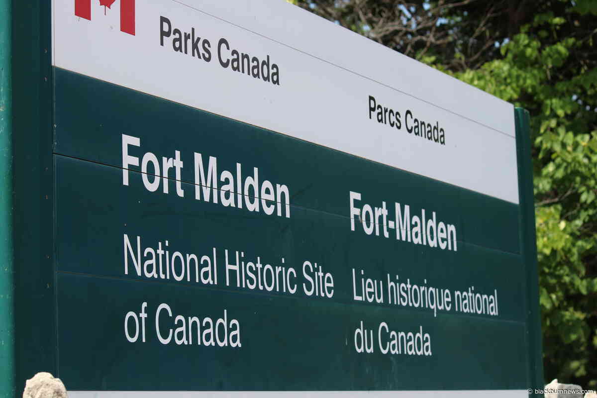 Work underway at Fort Malden National Historical Site