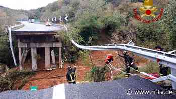 Flutkatastrophen am Mittelmeer: Autobahnbrücke in Italien eingestürzt