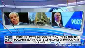 FBI lawyer investigated for allegedly altering document on 2016 surveillance of Trump adviser