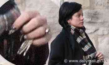Lily Allen sparks ENGAGEMENT speculation as she sports a ring on her wedding finger