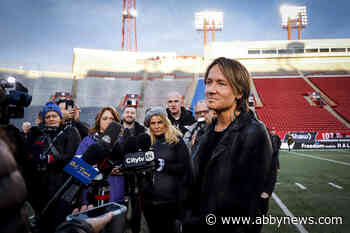 Grey Cup halftime performer Keith Urban curious about Canadian Football League