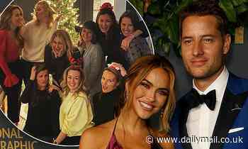Justin Hartley and Chrishell Stause hosted a screening party for friends DAYS before split