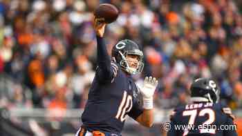 Mitchell Trubisky shows signs of life in ugly win over Giants