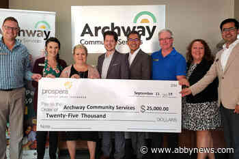 Prospera Credit Union donates $25,000 to Archway Community Services