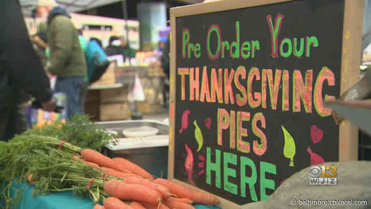 Thanksgiving Shoppers Visit Baltimore Farmers’ Market