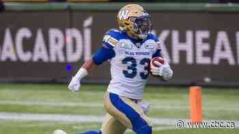 Blue Bombers lead Ticats after 1st quarter of 107th Grey Cup