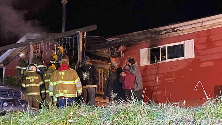 Two People Taken To The Hospital After Large House Fire