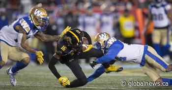 Winnipeg Blue Bombers win Grey Cup after almost 30 years