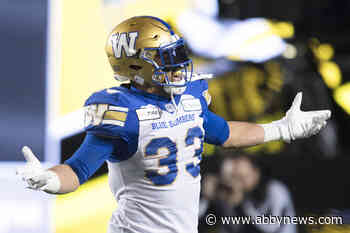 Blue Bombers beat Tiger-Cats 33-12 to win 107th Grey Cup