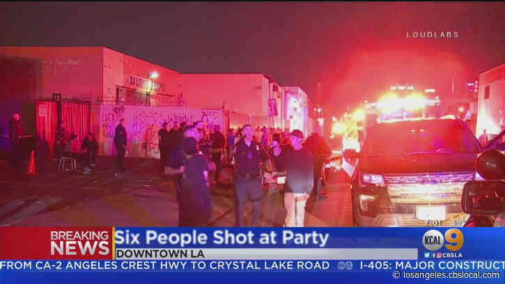 6 Wounded, One Critically In Shooting At Warehouse Party In Downtown LA