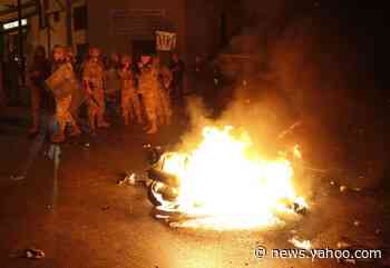 Police fire tear gas as groups clash in Lebanon capital