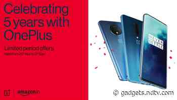 OnePlus 7 Pro, OnePlus 7T Get Discounts in India as Part of 5th Anniversary Celebration Sale on Amazon