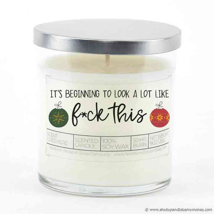 F This Holiday Candle