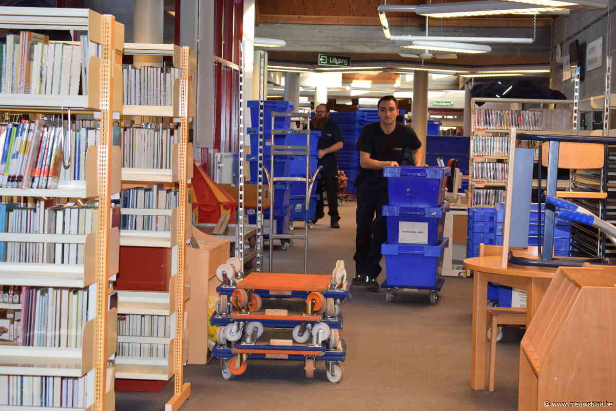 Verhuis bibliotheek en dienst Vrije Tijd goed gestart