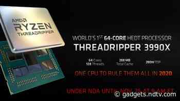 64-Core AMD Ryzen Threadripper 3990X Teased for 2020 Launch; Threadripper 3970X, 3960X, Athlon 3000G India Prices Announced