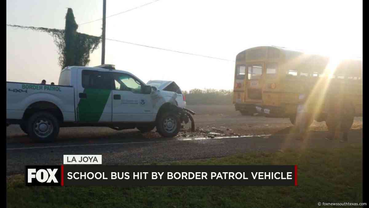 School Bus Hit by Border Patrol Vehicle
