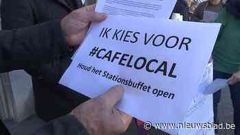 VIDEO. Protest tegen verdwijning Hasselts Stationsbuffet