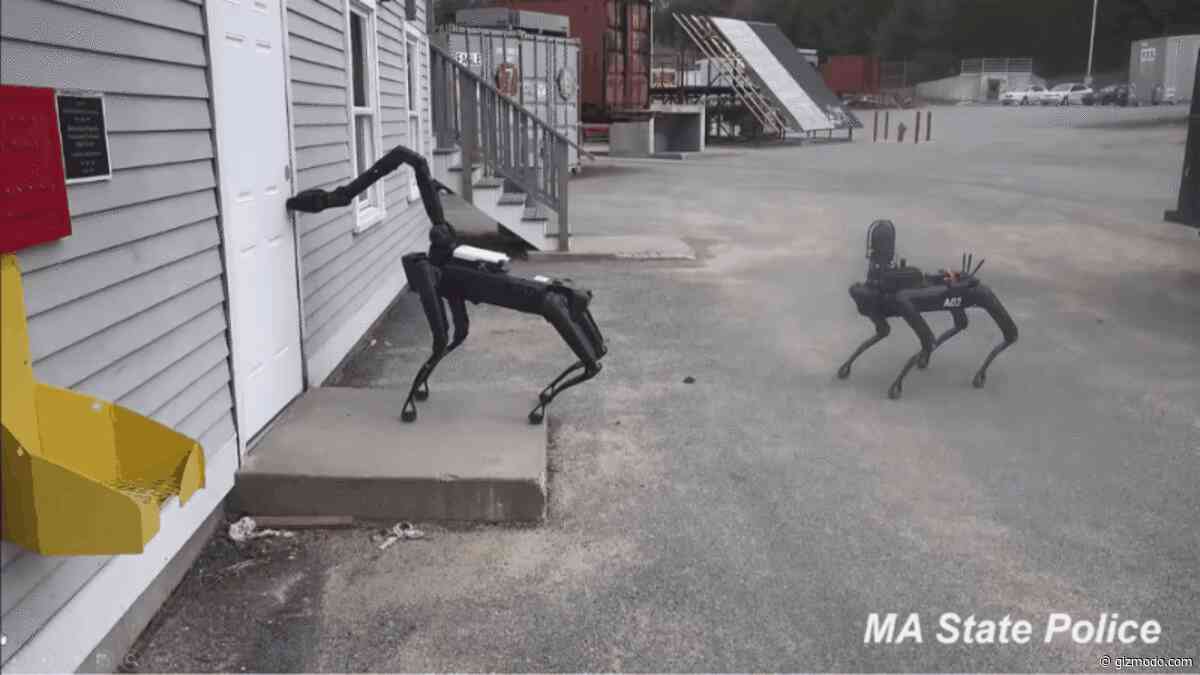 U.S. Police Already Using 'Spot' Robot From Boston Dynamics in the Real World