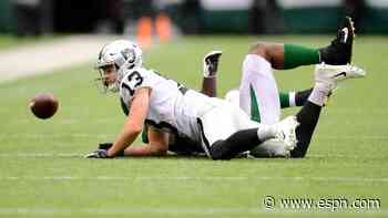 Raiders' Renfrow out 'for a while' with rib injury