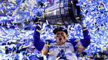 Blue Bombers bring the Grey Cup back to Winnipeg — and break it