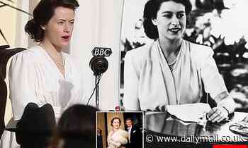Claire Foy reprises her role as the Queen for flashback scene