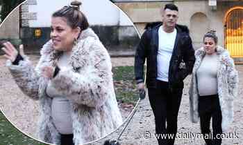 Pregnant Nadia Essex seen out with Apprentice's Lewis Ellis