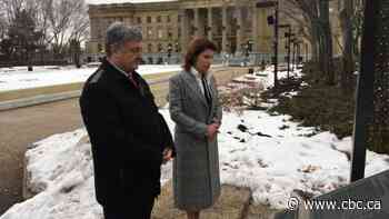 Meeting with Kenney, visit to consulate as former president of Ukraine visits Edmonton