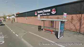 Cars damaged during match between Belfast Celtic and Newington