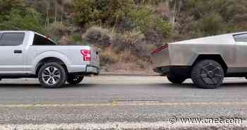 Ford responds after Tesla Cybertruck pulls F-150 in tug-of-war video     - Roadshow