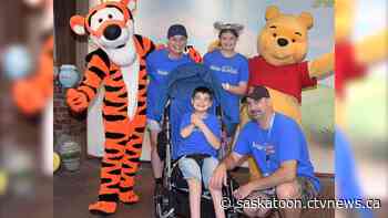 'He's the happiest kid': Sick Saskatoon boy meets his Disney heroes thanks to Make-A-Wish