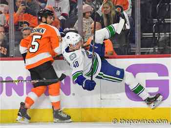 Flyers 2 Canucks 1: One even-strength goal wasn’t going to get job done