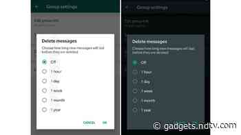 WhatsApp Spotted Working on Self-Destructing 'Delete Message' Feature in Latest Android Beta