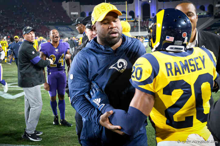 Marcus Peters vs. Jalen Ramsey shouting match is better than Rams-Ravens