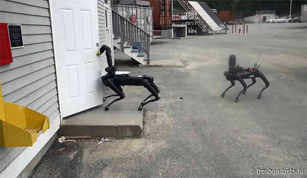 De politie in Massachusetts zet robothond Spot in bij explosieven