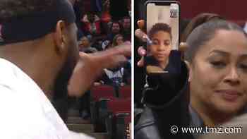 Carmelo Anthony FaceTimes Son During Trail Blazers Game, Then Balls Out!