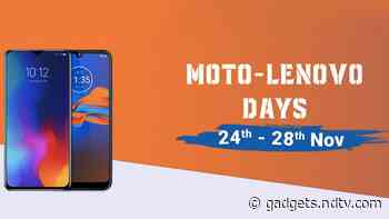 Moto Lenovo Days Sale on Flipkart Features Discounts on Moto E6s, Motorola One Vision, Lenovo Z6 Pro, More, and Other Offers