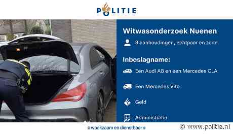 Nuenen - Inbeslagname auto’s vanwege onverklaarbaar vermogen in Nuenen