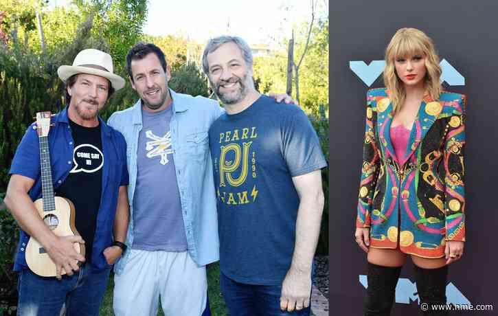 Watch Adam Sandler sing with Eddie Vedder and cover Taylor Swift's 'Lover' with his daughters